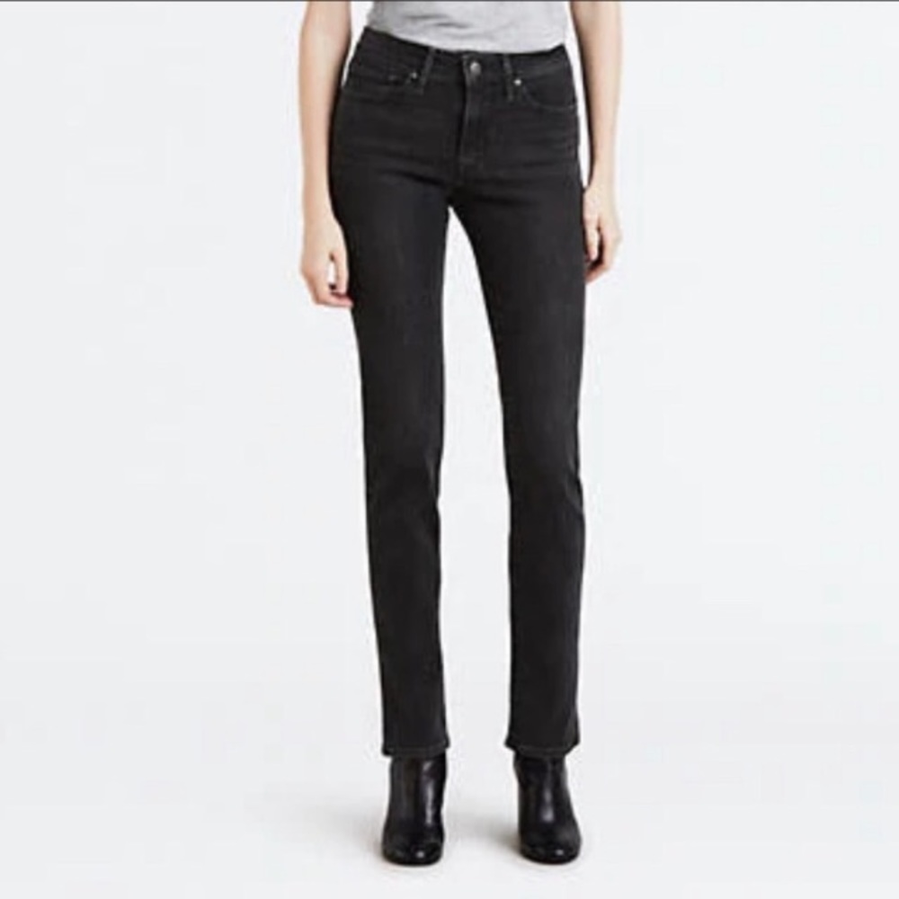Levi's Black Straight Leg Women's Jeans